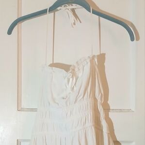 White Ruffled Dress